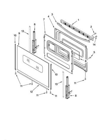 Door parts, optional parts (not included)