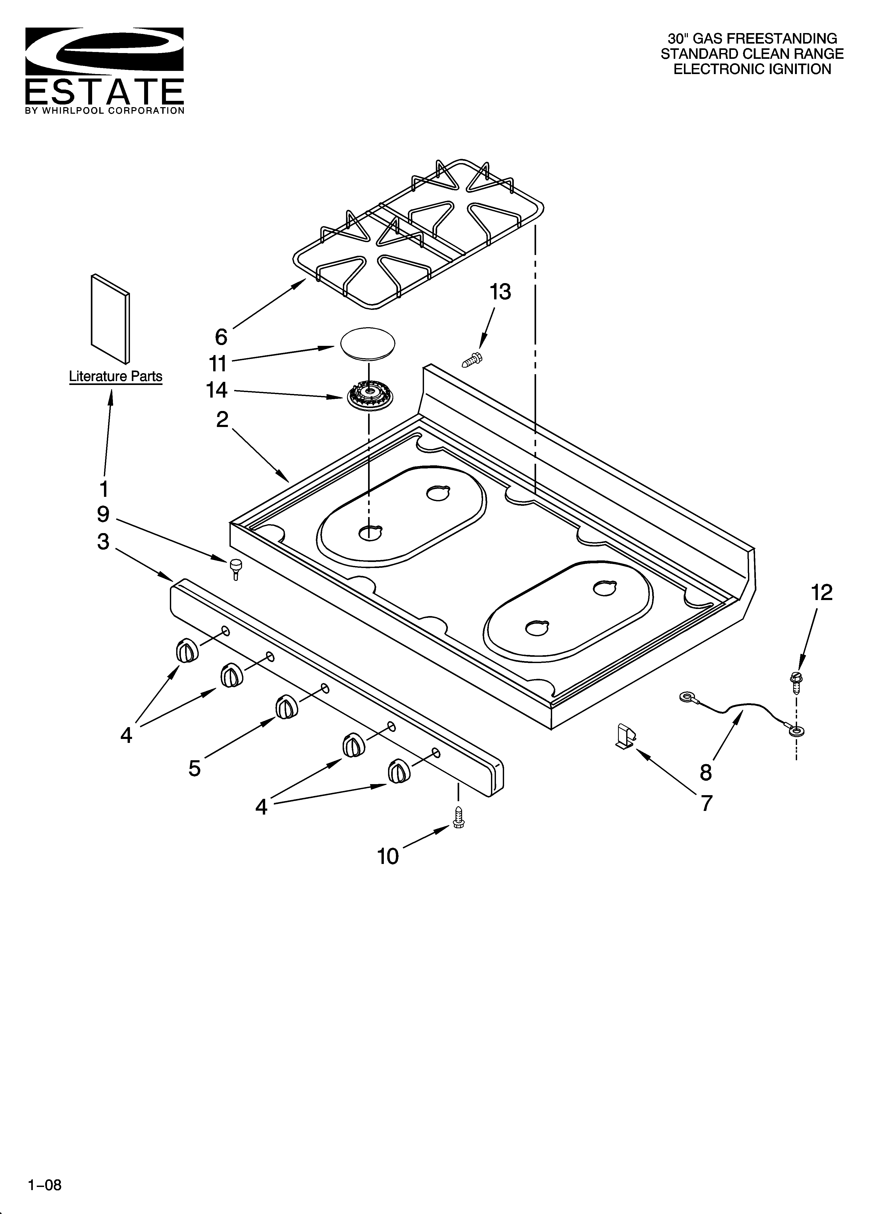 Cooktop parts
