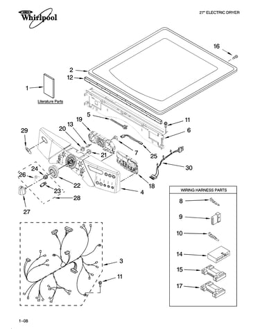 Top and console parts