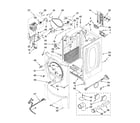 Whirlpool YWED9500TU0 cabinet parts diagram