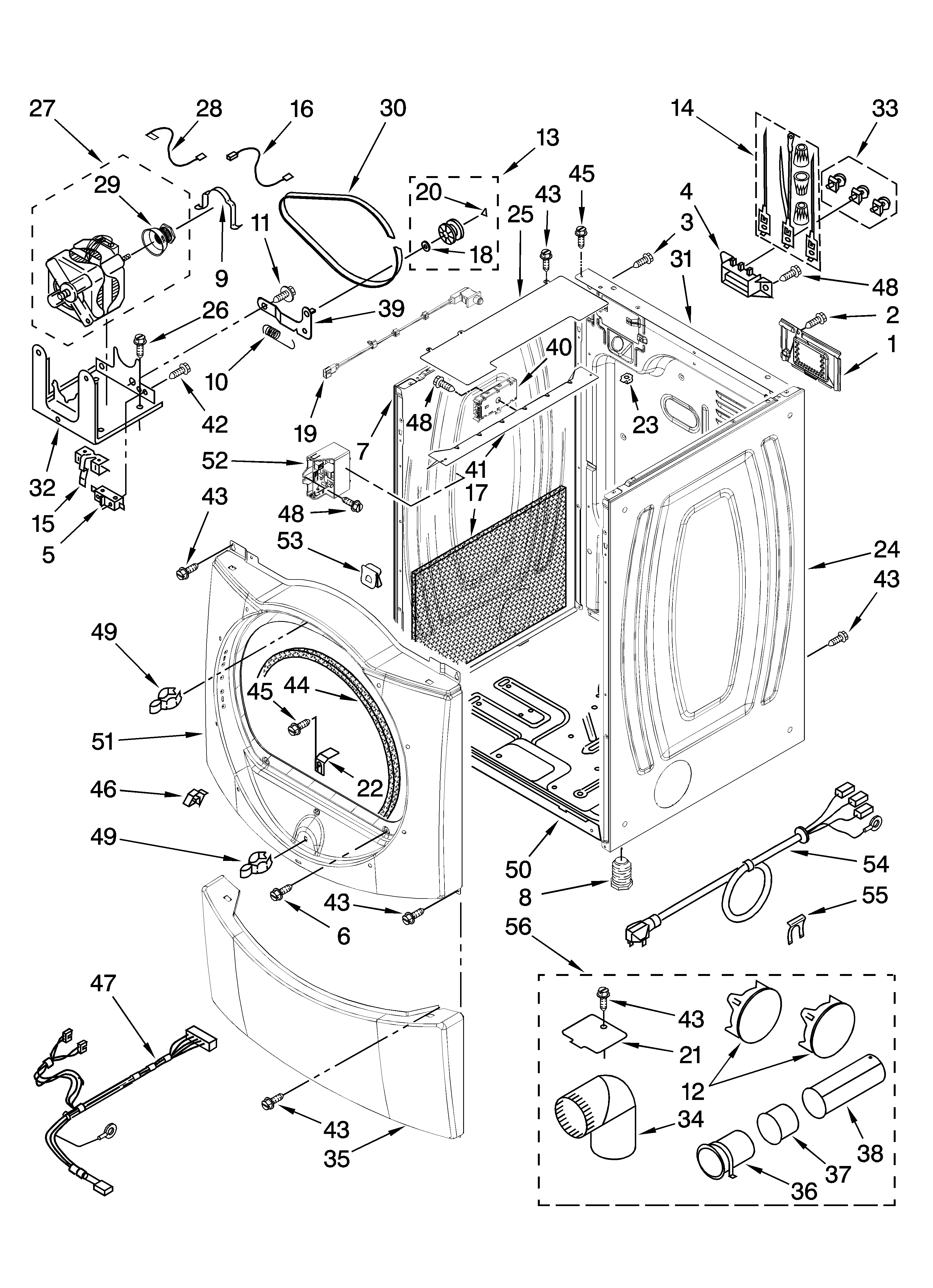 Cabinet parts