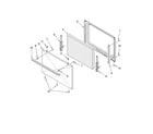 Roper FEP310KW6 door parts, optional parts diagram