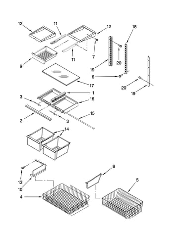 Shelf parts
