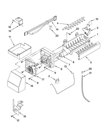 Icemaker parts, optional parts
