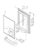 Refrigerator door parts