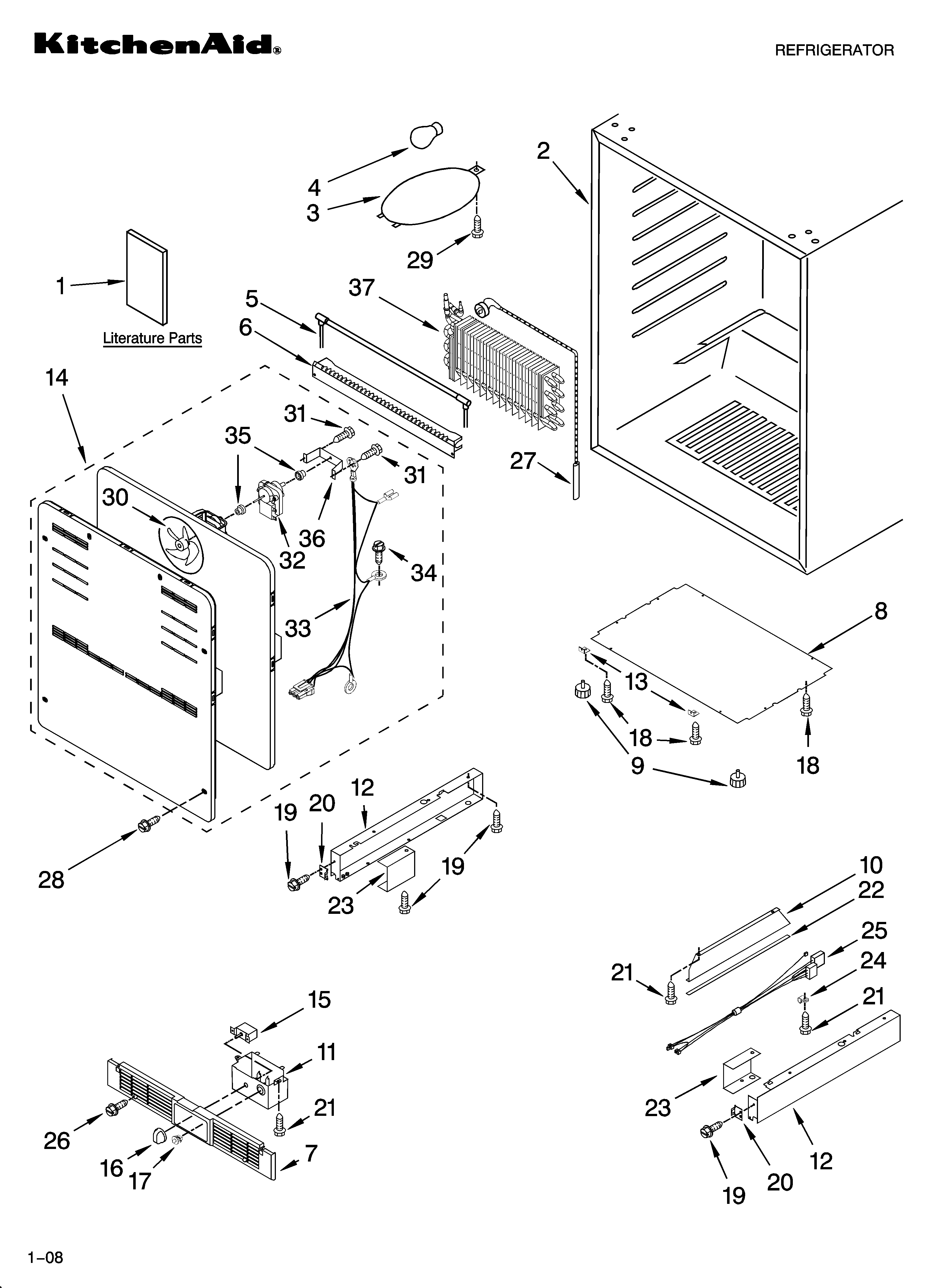 Cabinet parts