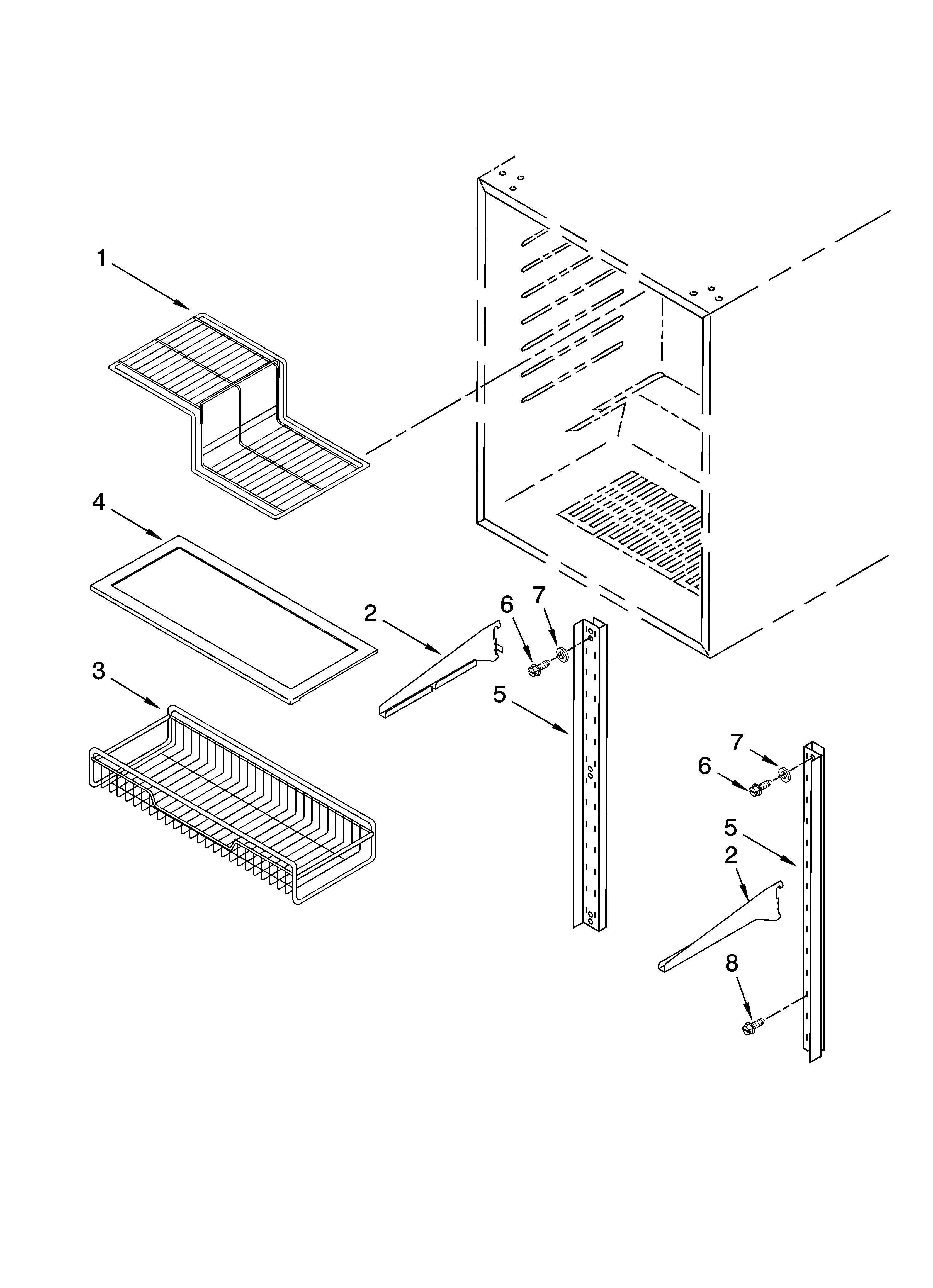 Shelf parts