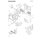 KitchenAid KUWS24RSBS01 cabinet parts diagram