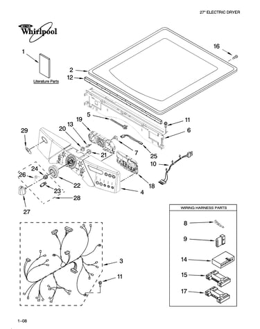 Top and console parts