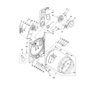 Maytag 3ZMED5705TW1 bulkhead parts, optional parts (not included) diagram