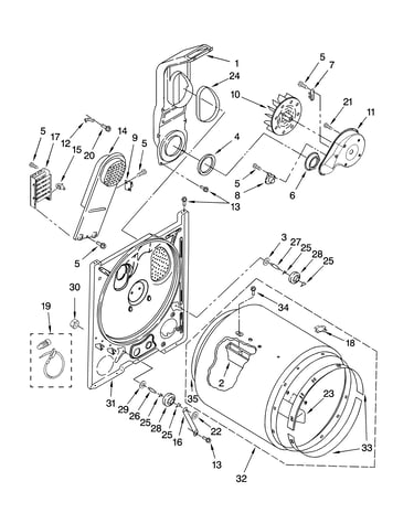 Bulkhead parts, optional parts (not included)