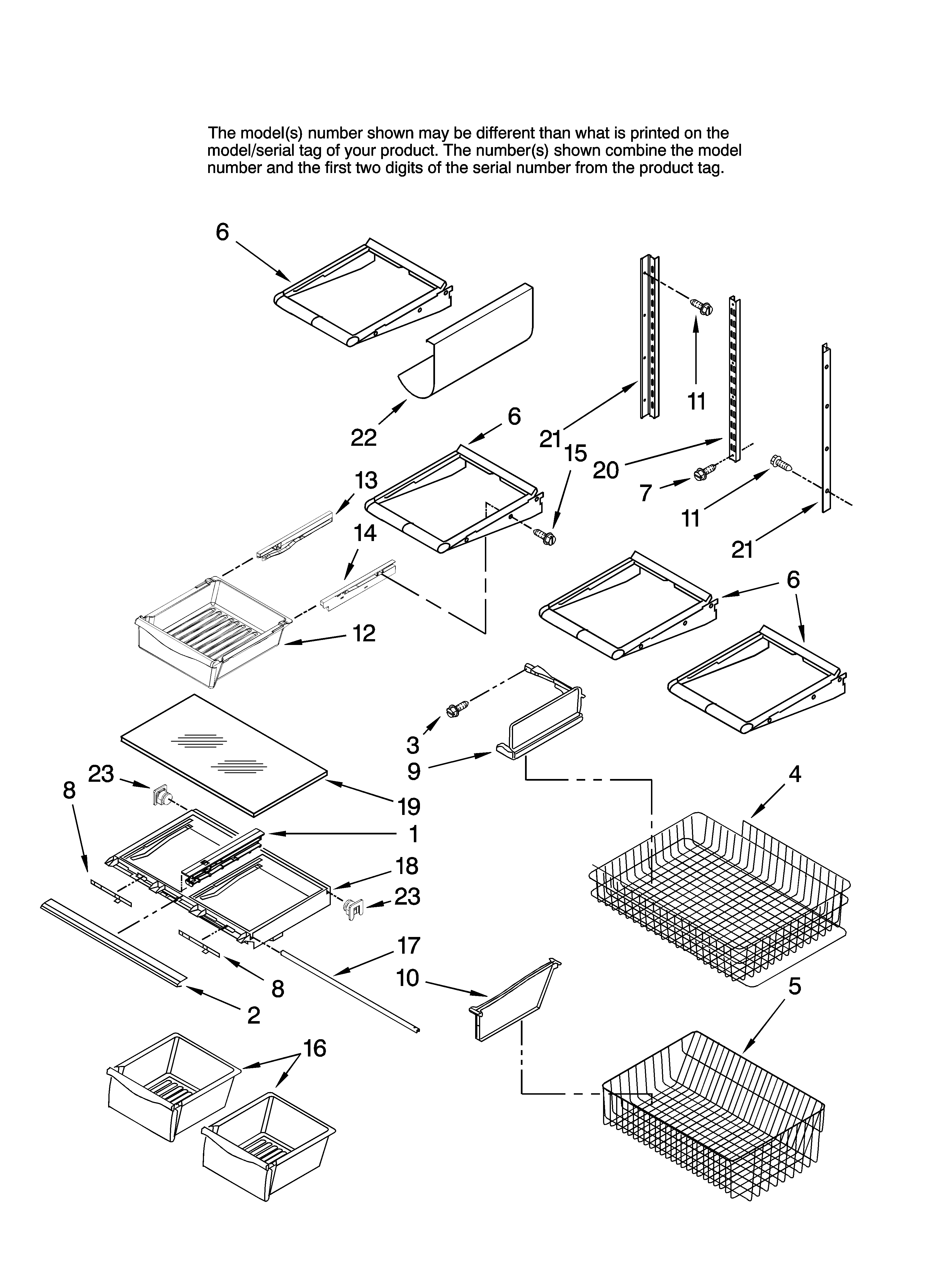 Shelf parts