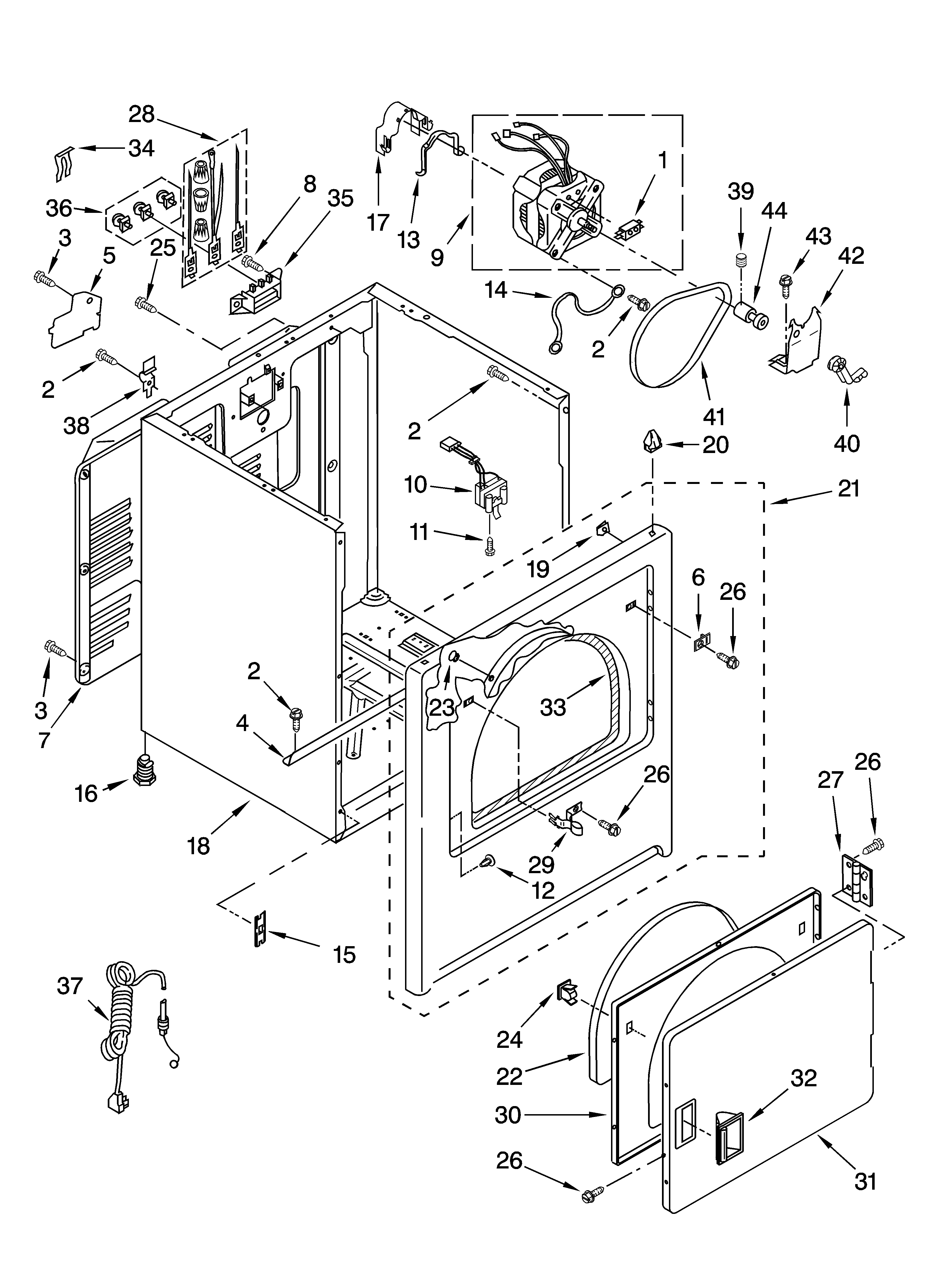 Cabinet parts