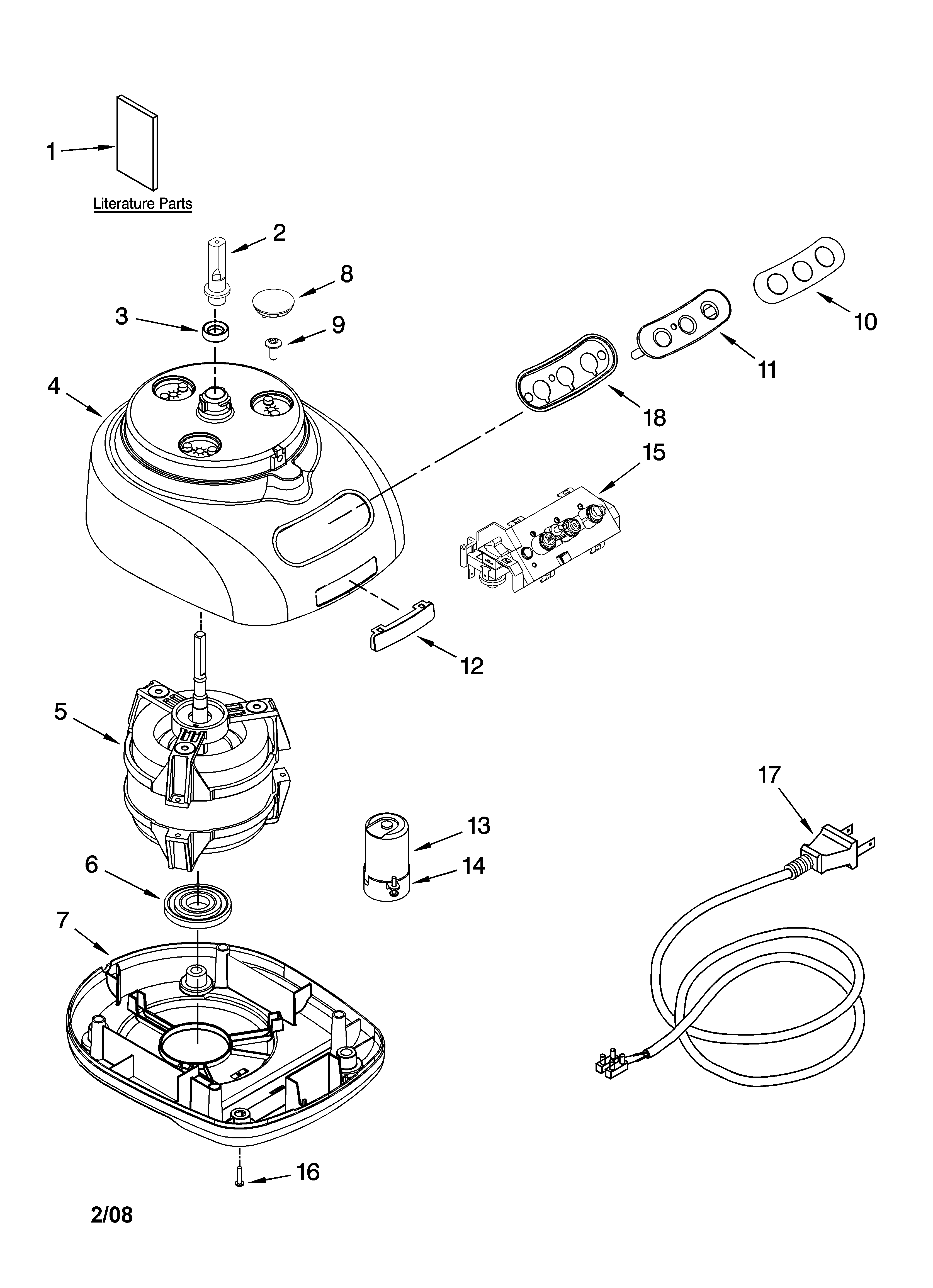 MOTOR AND HOUSING PARTS