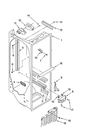 Refrigerator liner parts