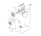 Whirlpool ED5CHQXKB07 icemaker parts, optional parts diagram