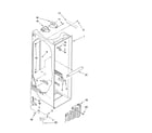 Whirlpool ED5FHAXST03 refrigerator liner parts diagram