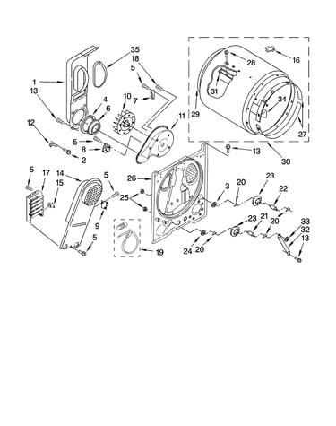 Bulkhead parts, optional parts (not included)