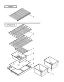 Shelf parts, optional parts