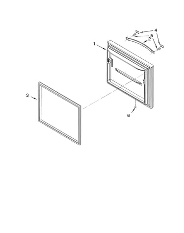 Freezer door parts
