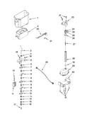 Motor and ice container parts
