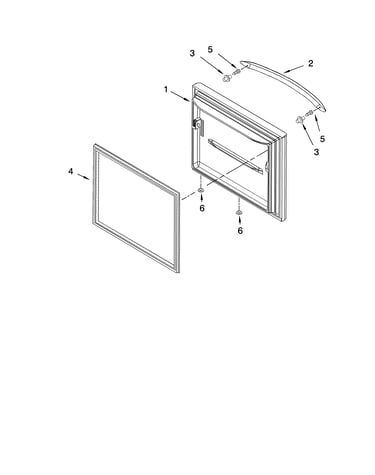 Freezer door parts