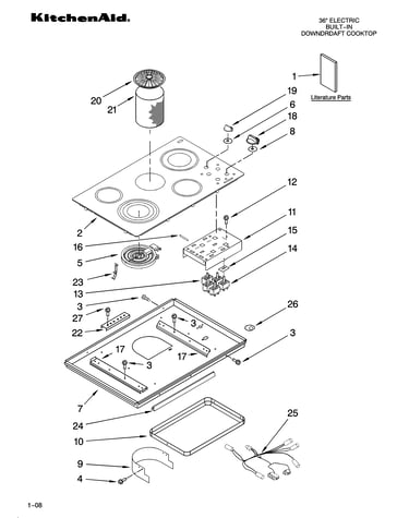 Cooktop parts