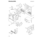 KitchenAid KURO24RSBX01 cabinet parts diagram
