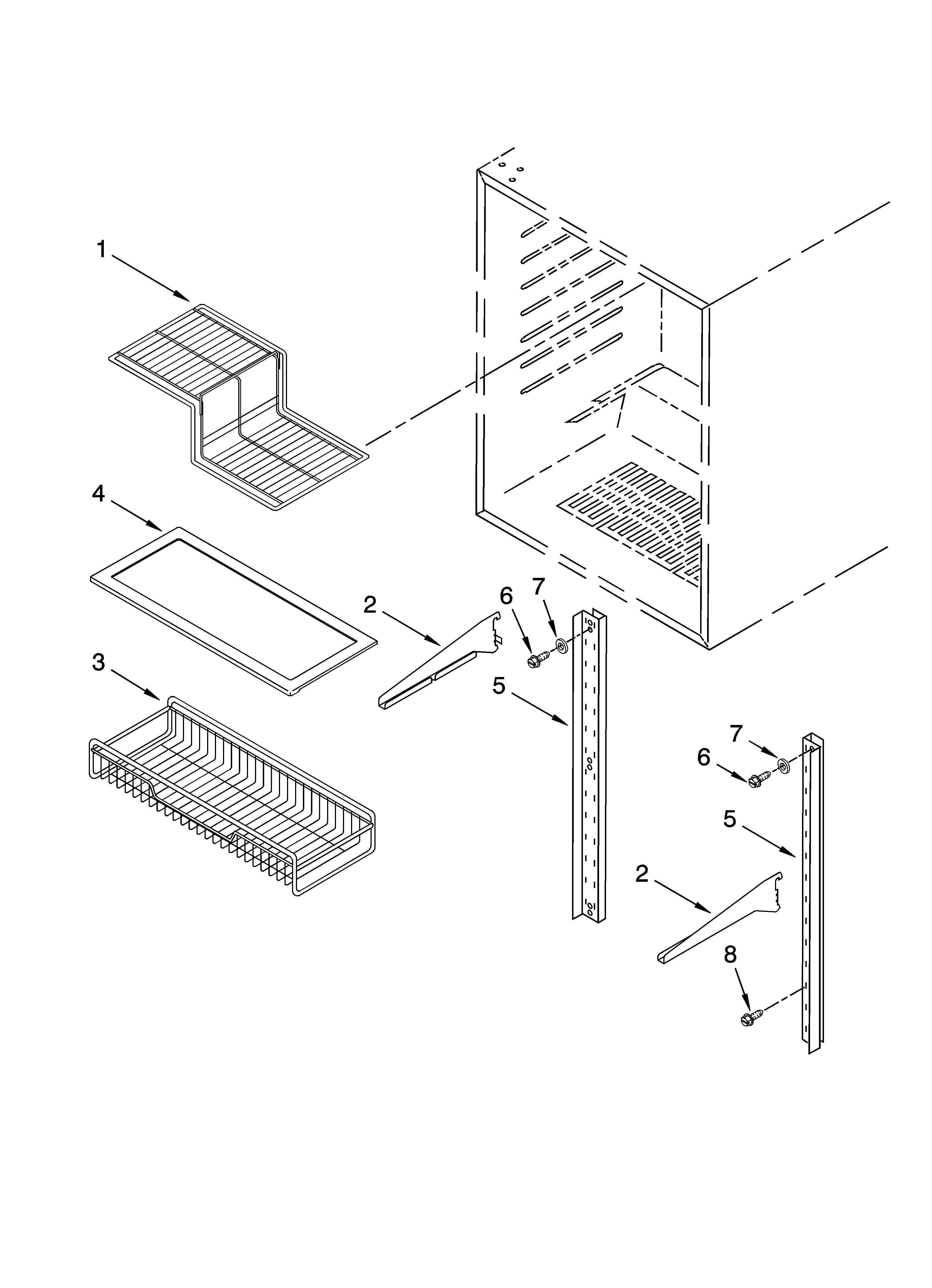 Shelf parts