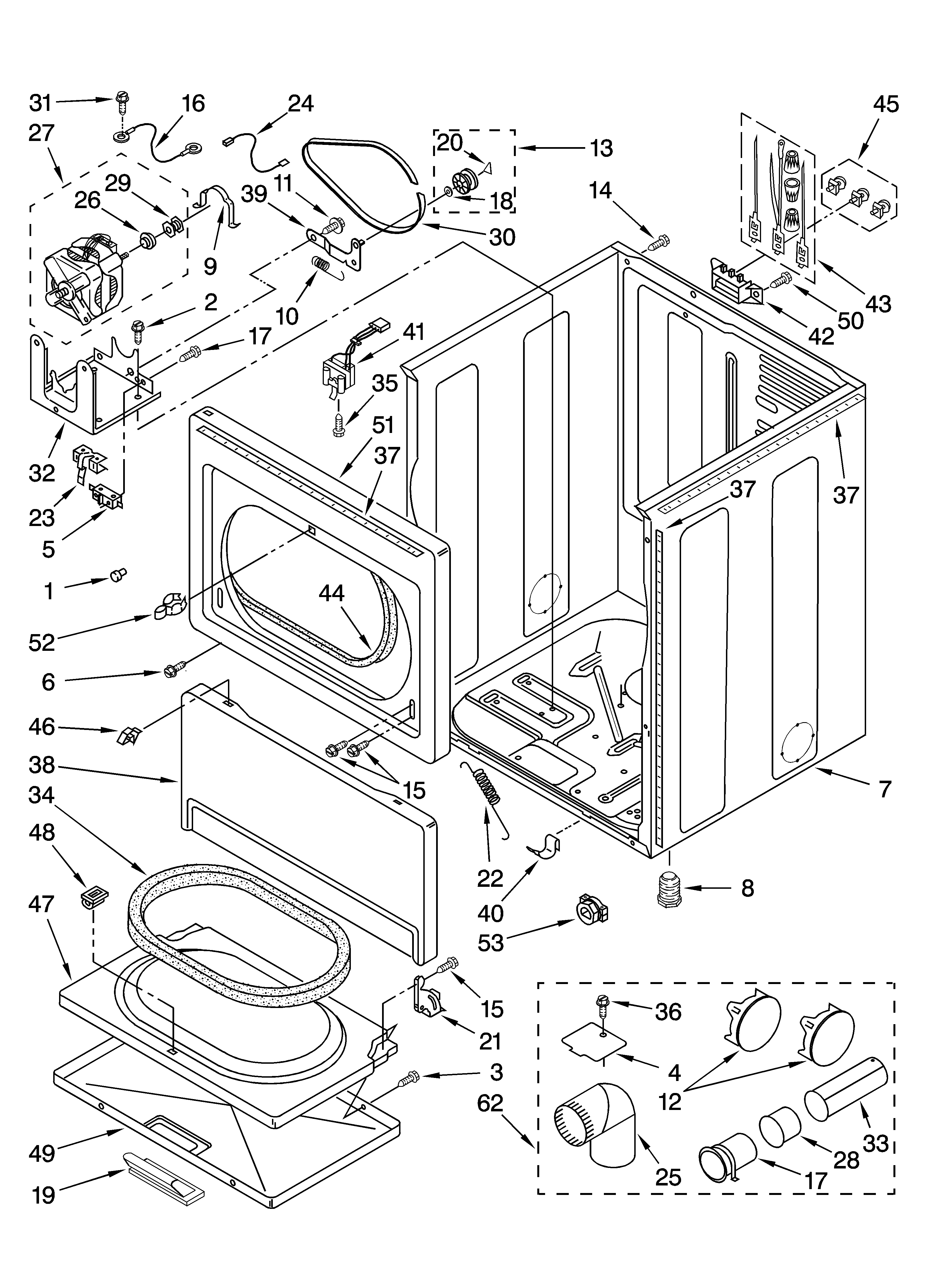 Cabinet parts