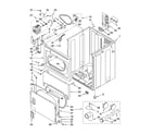 Maytag 3RMED4905TW0 cabinet parts diagram