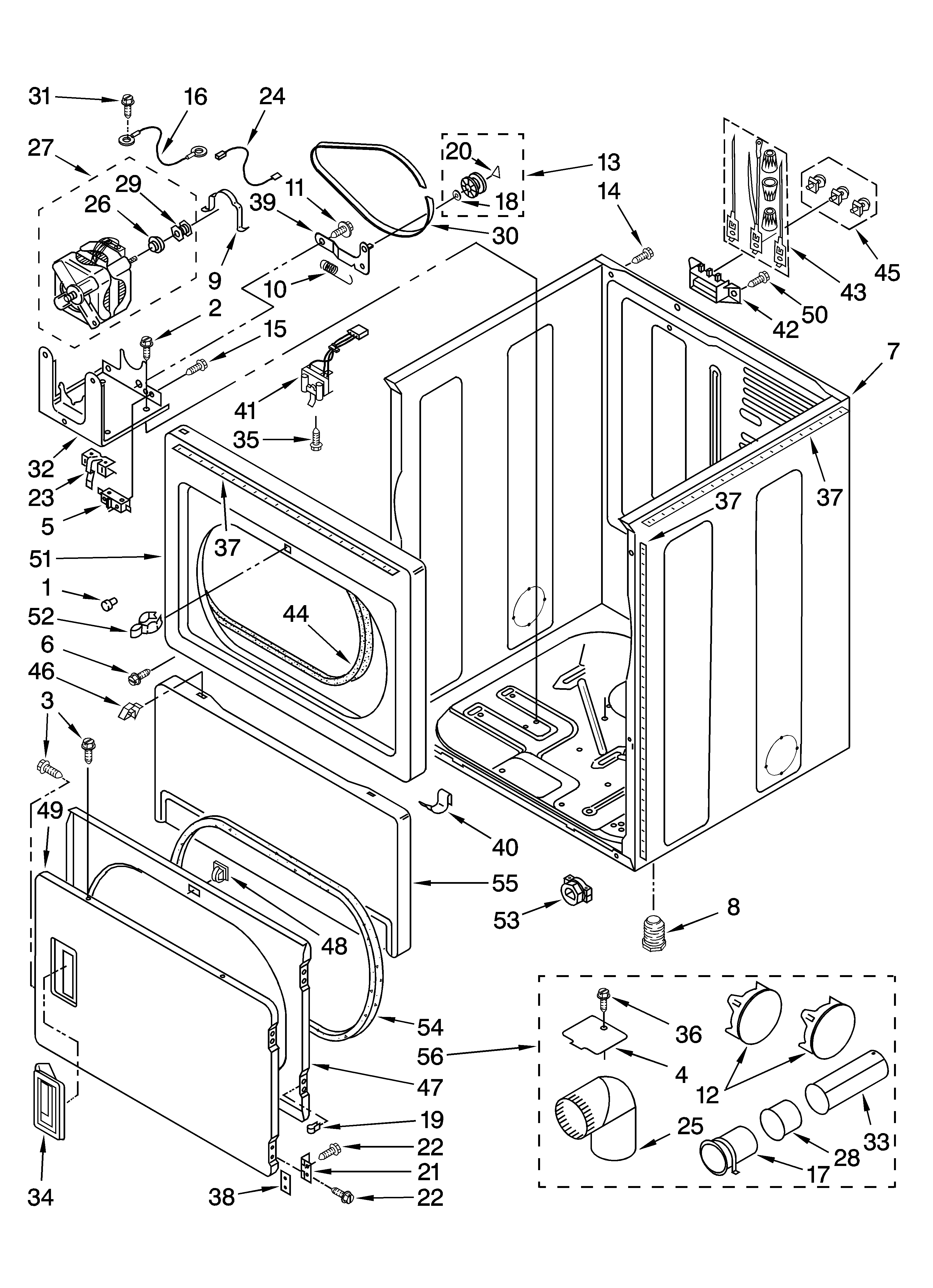 Cabinet parts