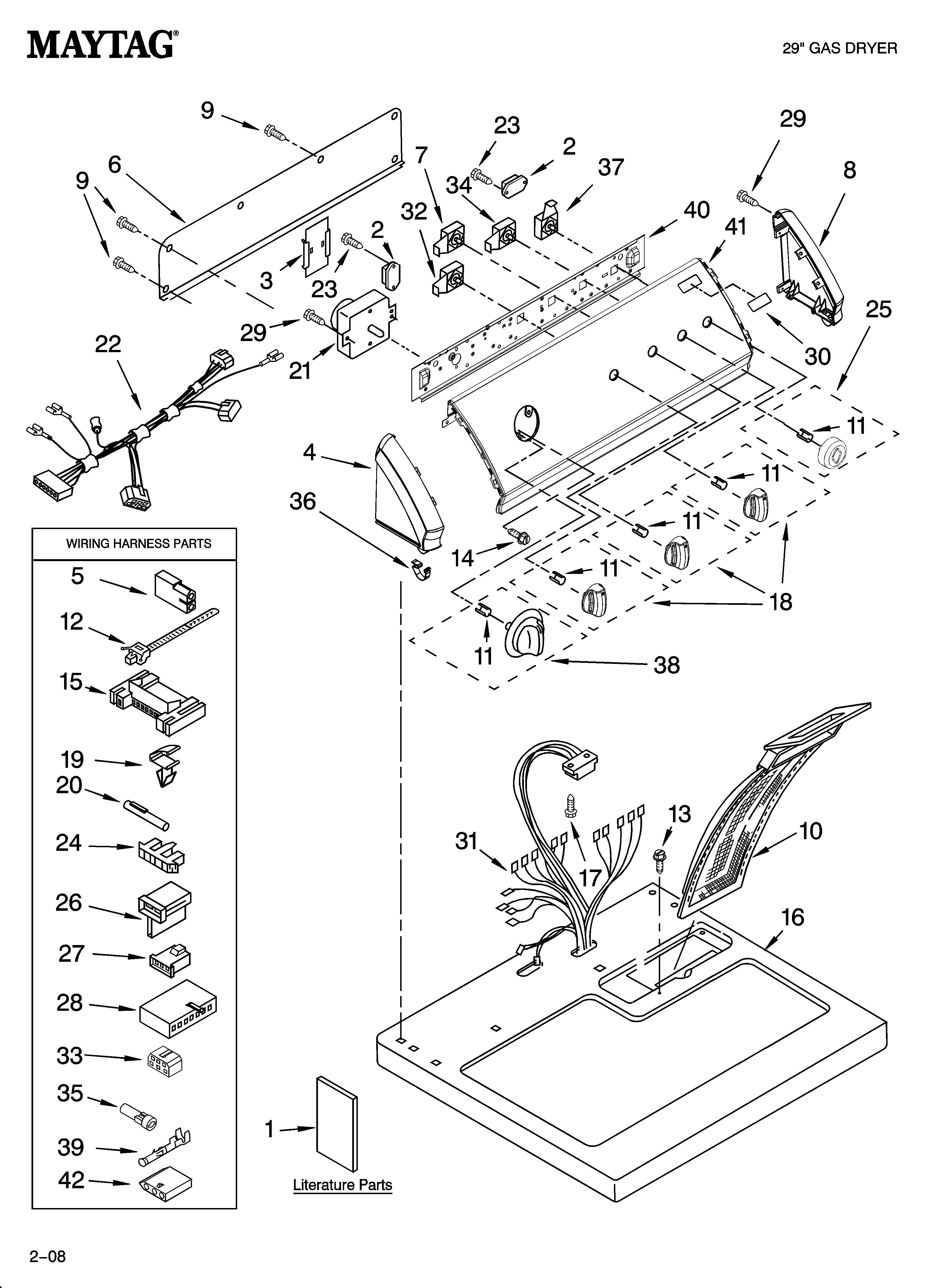 Top and console parts