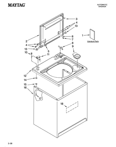 Top and cabinet parts