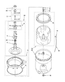 Agitator, basket and tub parts