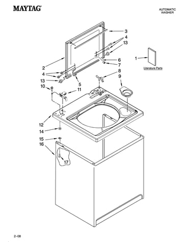 Top and cabinet parts