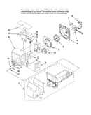 Motor and ice container parts