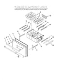 Freezer door parts