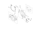 Maytag MED9700SQ0 door parts, optional parts (not included) diagram