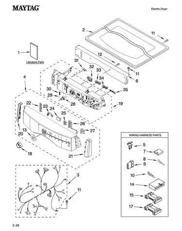Top and console parts