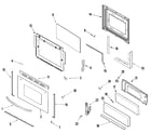 Maytag MGR4452BDS door/drawer (series 13) diagram