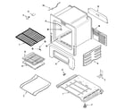 Maytag MGR4452BDS oven/base diagram