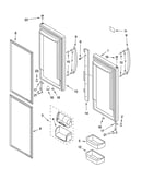 Refrigerator door parts