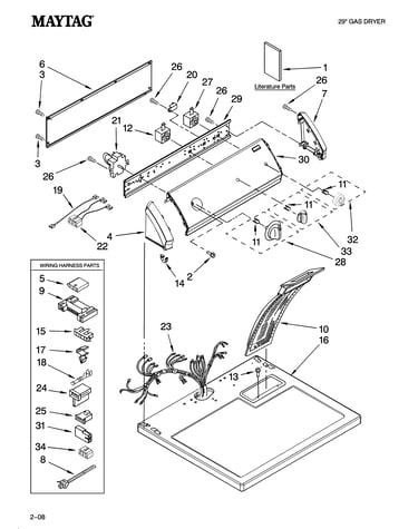 Top and console parts