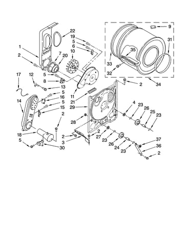 Bulkhead parts, optional parts (not included)