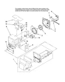 Motor and ice container parts