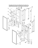 Refrigerator door parts