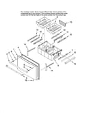 Freezer door parts