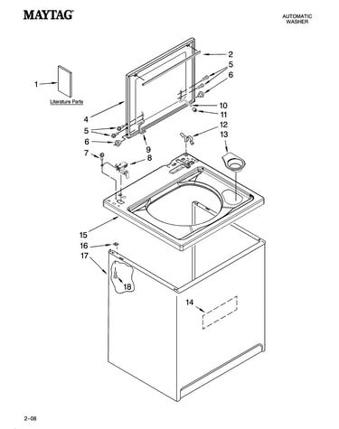 Top and cabinet parts