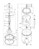 Agitator, basket and tub parts